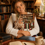 Personalised Warm 3D-Style Character Artwork Photo Soft Cushion with Name Home Decor Christmas Gift for Book Lovers Readers