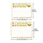 Personalised Playful Emoji Scene Fantasy Unicorn Acrylic Name Tracing Writing Practice Board Back To School Gift for Kids | Callie × emoji ™