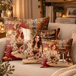 Personalised Warm 3D-Style Character Artwork Photo Soft Cushion with Name Home Decor Christmas Gift for Book Lovers Readers