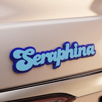 Personalised Multicolour 3D Effect Acrylic Waterproof Car Emblem Badge with Text Car Decor Birthday Gift for Car Owners Family Friends