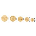 Gepersonaliseerde keramische stempel in diverse kleuren met patroon en naam voor pottenbakken en kleibewerking - verjaardagscadeau voor pottenbakkers