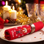 Personalized Christmas Nutcracker Reusable Napkin with Name Holiday Table Decor Christmas Gift for Family Friends