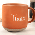 Personalisierte, mehrfarbige Keramik-Kaffeetasse (12 oz) mit Keksmuster und Namensgravur – für das Homeoffice, als Geburtstagsgeschenk für Familie, Freunde und Kollegen