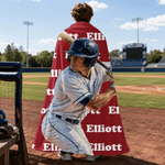 Personalized Oil Painting Style Photo Baseball Theme Soft Throw Blanket with Name and Text Home Decor Birthday Game Day Gift for Baseball Players