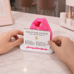 ersonalized 3D Printed Hairdressing Nail Artist Scissors Business Card Holder with Text Beauty Salon Opening Gift for Hairstylist Nail Technician