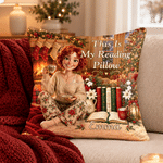 Personalised Warm 3D-Style Character Artwork Photo Soft Cushion with Name Home Decor Christmas Gift for Book Lovers Readers