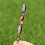 Personalized Handcraft Portable Gradient Stainless Steel Twisted Golf Divot Tool with Engraved Initial Club Birthday Gift for Golfer Coach
