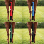 Sac de protection pour queue de cheval personnalisé, orné d'un motif de cheval rose, avec prénom et franges – Pour le pansage quotidien, les concours hippiques et comme cadeau pour les propriétaires e