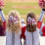 Personalised Softball Team Logo Sparkly Rhinestone Striped Hair Bow with Name Game Day Birthday Sports Gift for Girls Cheerleaders