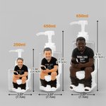 Personalized Funny Photo Dad Hidding In The Bathroom With Phone Pump Soap Dispenser with Name Father's Day Birthday Gift for Dad Husband