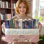 Cesta de almacenamiento para libros de gran capacidad, personalizada con acuarela y la flor del mes de nacimiento, con el nombre y asas. Regalo de Navidad o de cumpleaños para los amantes de los libro