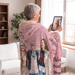 Personalized Besties Friends Sisters Forever Photo Soft Throw Hooded Blanket with Name and Year Anniversary Birthday Gift for Best Friends
