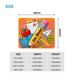 Personalized Classic Teacher‑Themed Pattern Non-Slip Mouse Pad with Name Office Use Birthday Teacher's Day Gift for Teacher