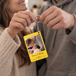 Porte-clés en acrylique multicolore avec photo personnalisée et texte – Pour un usage quotidien, un anniversaire, un cadeau « juste parce que », pour de nouveaux parents, un couple ou des meilleurs am