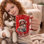 Personalized Cartoon 3D-Effect Artwork Character Photo 11 oz 15 oz Ceramic Mug with Name Daily Use Christmas Birthday Gift for Kids