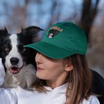 Individuell bestickte Baseballkappe aus 100 % Baumwolle mit Foto des Haustiers und Namen – Outdoor-Accessoire und Partygeschenk für Katzen- und Hundebesitzer