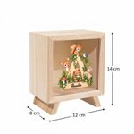 Personalisierte Waldtiere Holz Spardose | mit Namen & Initiale | Geburtstag Taufe Geschenk für Kinder