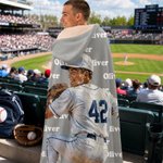 Personalized Oil Painting Style Portrait Baseball Soft Hooded Blanket with Name and Team Name Birthday Gift for Sports Lover
