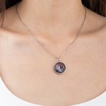 Gepersonaliseerde unisex warmte-geactiveerde magische verborgen fotoketting met gegraveerde tekst gedenkjuwelen verjaardagscadeau voor familie vrienden