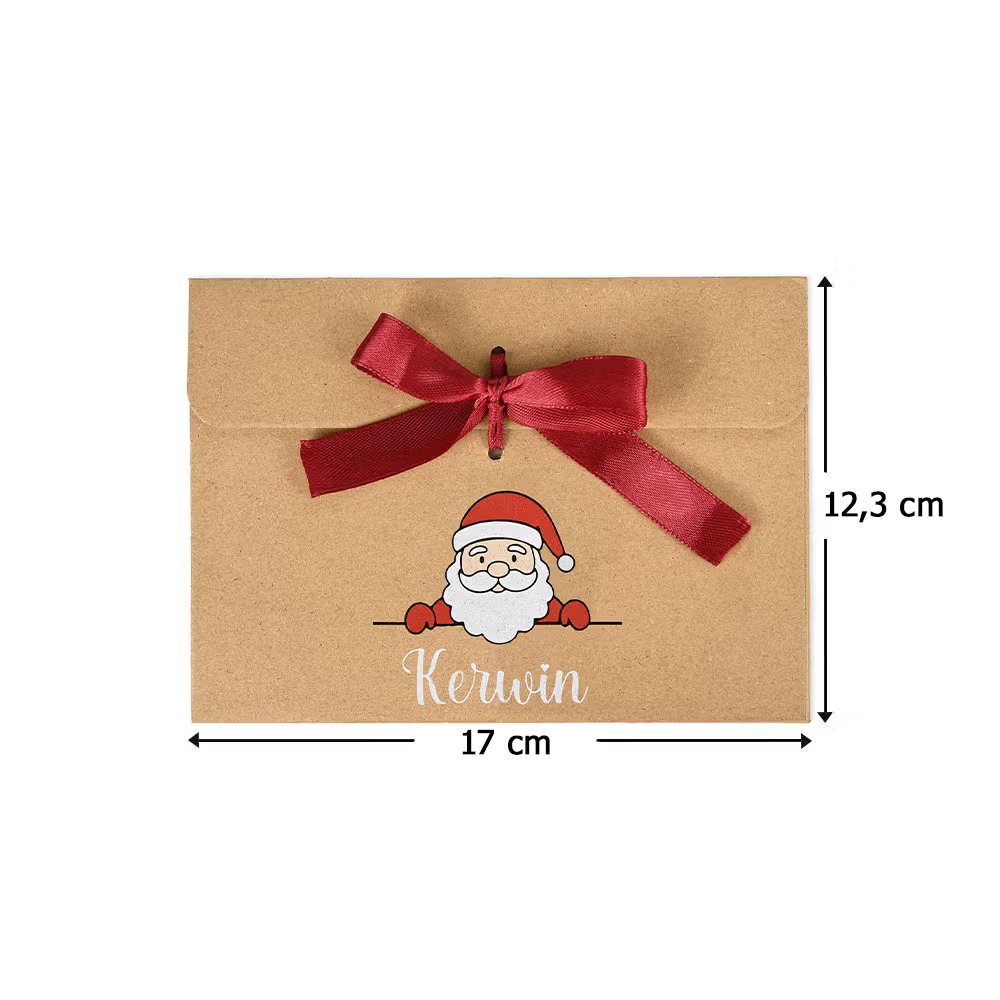 Personalisierte Weihnachtsmotiv-Geldumschläge 2er-Set | Mit Namen & Seidenband | mit Schneemannmotiv | Weihnachtsgeschenk für Kinder Familie & Freunde 11