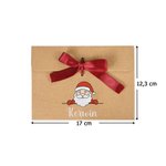 Personalisierte Weihnachtsmotiv-Geldumschläge 2er-Set | Mit Namen & Seidenband | mit Schneemannmotiv | Weihnachtsgeschenk für Kinder Familie & Freunde 11