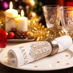 Personalised Moroccan Style Wedding Initial Napkin with Name Family Gathering Wedding Gift for Bride Family