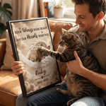 Personalized Angel Wings Style Pet Photo Canvas Prints with Name Home Decor Ship from USA Pet Memorial Gift for Pet Owners