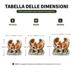 Targa in acrilico trasparente personalizzata, con foto animale con effetto 3D, ali d'angelo e nome - Regalo commemorativo per padroni di animali