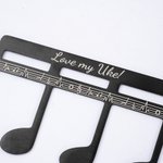 Personalized Classic Music Note Page Holder Bookmark with Engraving Text Read Accessory Birthday Gift for Musician