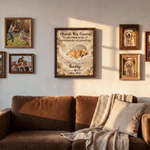 Personalized Angel Wings Style Pet Photo Canvas Prints with Name Home Decor Ship from USA Pet Memorial Gift for Pet Owners