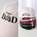 Personalised Embroidered Dog Cat Pet Dad Mum Photo Baseball Cap with Name Birthday Holiday Gift for Pet Owners Lovers 5
