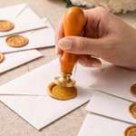 Personalized European Family Crest Engraved Wax Seal Stamp with Initials Party Wedding Gift for Bride Groom Craft Lover