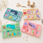 Personalised Little Knitting Portable DIY Sewing Tools Kit Storage Box with Name Birthday Gift for Sewing Handcraft Lovers