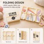 Personalised Little Knitting Portable DIY Sewing Tools Kit Storage Box with Name Birthday Gift for Sewing Handcraft Lovers