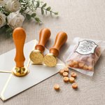 Personalized European Family Crest Engraved Wax Seal Stamp with Initials Party Wedding Gift for Bride Groom Craft Lover