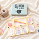 Personalised Little Knitting Portable DIY Sewing Tools Kit Storage Box with Name Birthday Gift for Sewing Handcraft Lovers