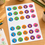 Personalised Teacher Funny Cartoon Avatar Reward Stickers Pack Waterproof Encouragement Label with Text Back to School Appreciation Gift for Teachers 4