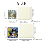 Personalised Stained Glass Style Pet Photo Glitter Fridge Magnet with Name Home Decor Birthday Housewarming Anniversary Gift for Pet Owner Friend