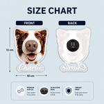 Gepersonaliseerde auto-ventilatieroosterclip met foto van de neus van een hond en naam – autoaccessoires, cadeau voor een huisdierenfeestje, voor automobilisten en huisdiereigenaren