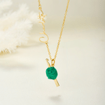 Personalized Yarn Ball Pendant Sterling Silver Necklace with Name Dainty Jewelry Daily Wear Birthday Gift for Women Friends