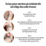 Personlig armbånd med gravering – medisinsk id med nødalarm for diabetes allergi epilepsi og autisme bursdagsgave