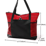 Individuell gestaltete Strick-Tragetasche mit 3D-Effekt, Strickmotiv und Reißverschluss, mit Cartoon-Figur, Namenszug und Netztasche – Geburtstagsgeschenk für strickbegeisterte Frauen