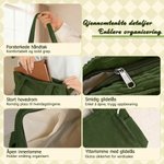 Personlig kordfløyel tote bag med tegneserieportrett fra bilde fødselsblomst og navn skreddersydd skulderveske gave til henne