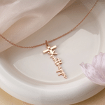 Personalized Christian Cross Sterling Silver Necklace with Name Dainty Jewelry Daily Wear Baptism Gift for Christians Believers