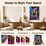 Personalized Skateboarding Graffiti Oil Painting Style Photo Canvas Prints with Name Home Decor Birthday Gift for Skateboarding Lovers