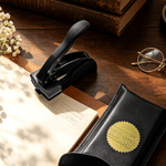Personalized This Book Belongs to Wooden Self-Inking Book Embosser Stamp with Name Library Book Club Gift for Book Lover Reader