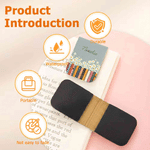 Personalized Birth Flower Book Magnetic PU Leather Bookmark Clip with Name Daily Use Reading Accessory Birthday Gift for Bookworms Book Lovers
