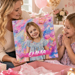 Impresiones en lienzo personalizado con foto al óleo estilo grafiti decoración del hogar regalo de inauguración y cumpleaños para familiares y amigos