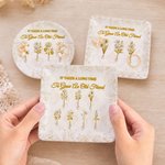 Personalised Vintage Birth Flower Ceramic Trinket Jewellery Dish with 1-10 Names Home Decor Anniversary Gift for Friends Besties
