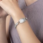 Personalized Cubic Zirconia Medical Alert ID Bracelet with Engraved Text Emergency Gift for Diabetes Allergies Epilepsy